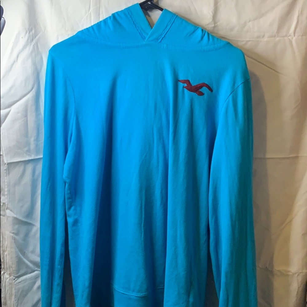 Hollister hooded shirt